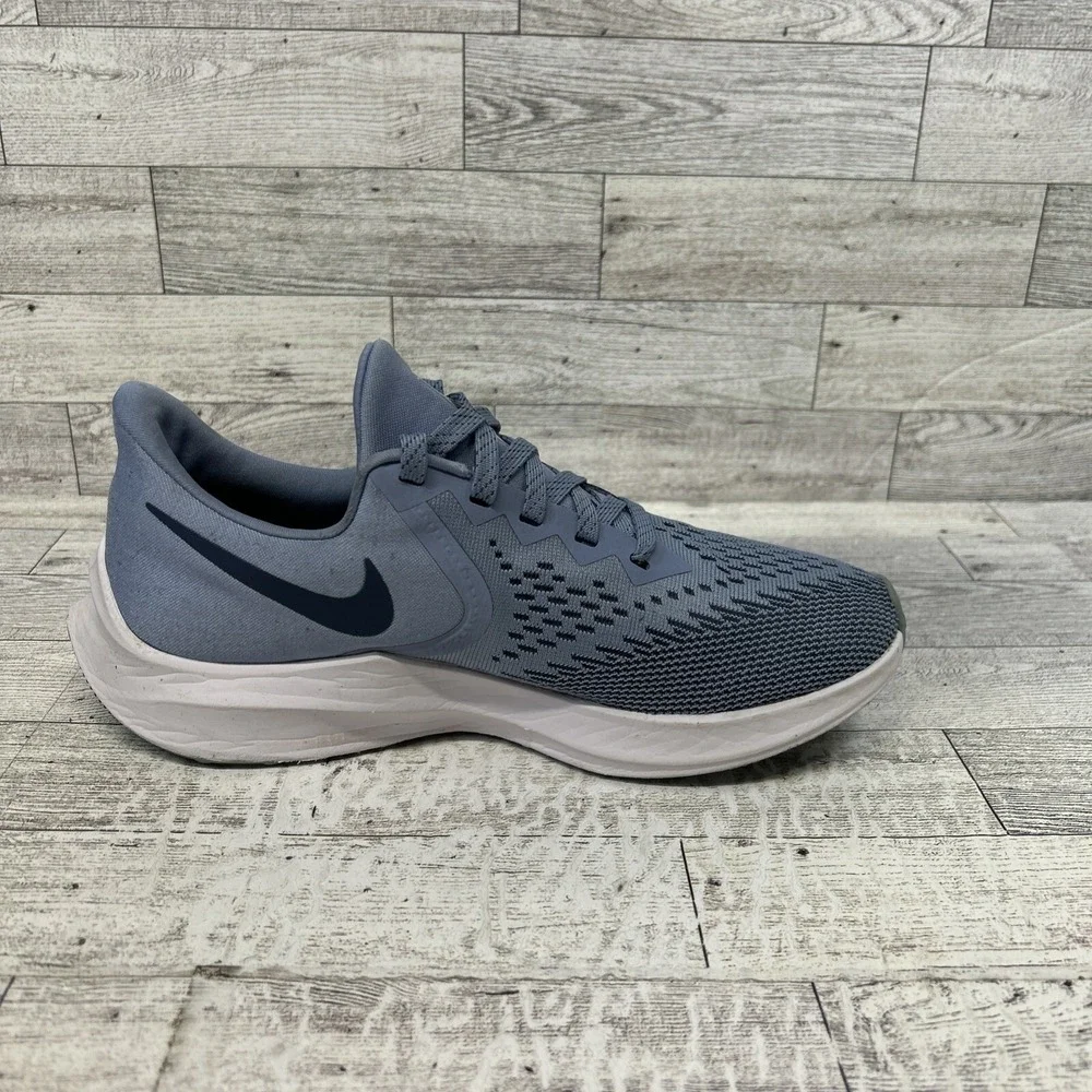 Nike Air Zoom Winflo 6 Indigo Fog Womens Size 7.5 Running Walking Travel Comfort